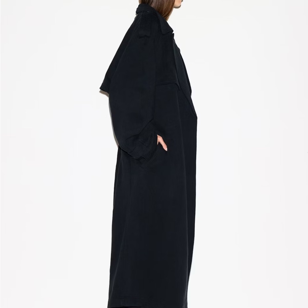 SKIMS Black Long Coat
